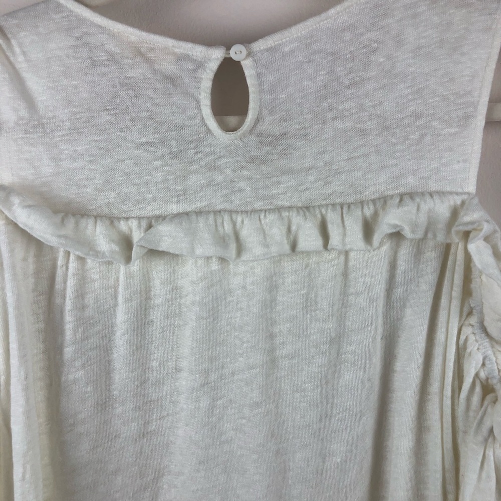 ANTHROPOLOGY Meadow Rue Cold Shoulder Swing Top - Picture 8 of 13